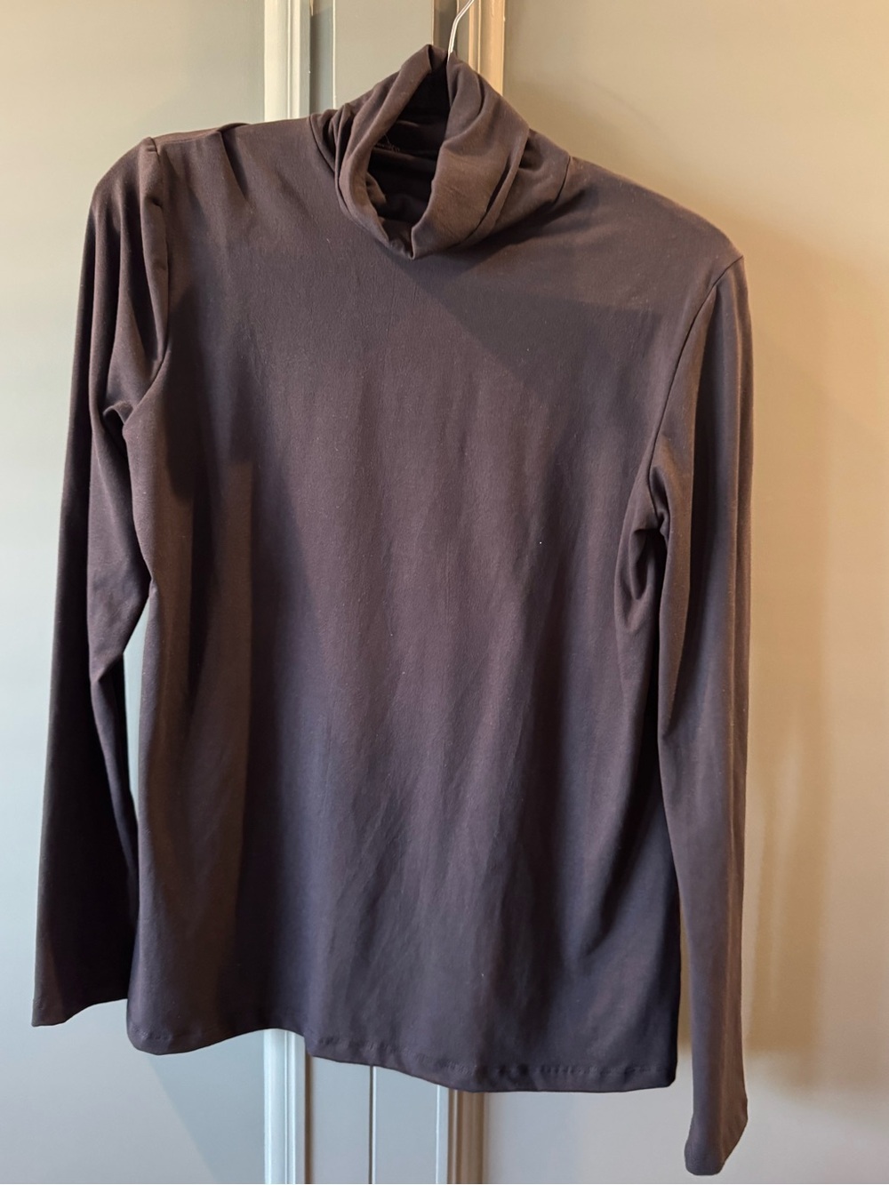 NWOT. Classic Women's Black Turtleneck Long Sleeve Top